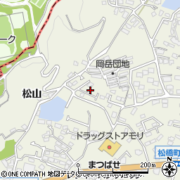 熊本県宇城市松橋町松橋1477-5周辺の地図