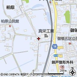 熊本県宇城市不知火町柏原4周辺の地図
