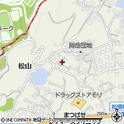 熊本県宇城市松橋町松橋1477-4周辺の地図