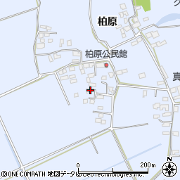 熊本県宇城市不知火町柏原120-1周辺の地図