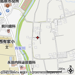 長崎県南島原市有家町中須川506周辺の地図