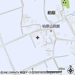 熊本県宇城市不知火町柏原117周辺の地図