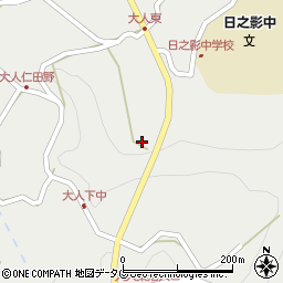 宮崎県西臼杵郡日之影町岩井川2016周辺の地図