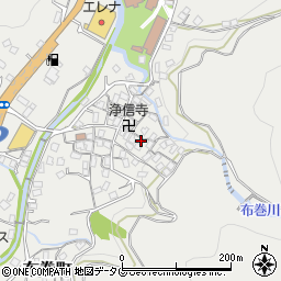 長崎県長崎市布巻町1107周辺の地図