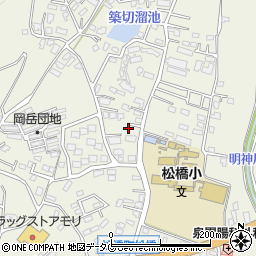 熊本県宇城市松橋町松橋1589-7周辺の地図