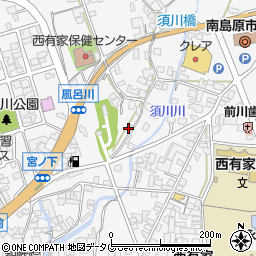 長崎県南島原市西有家町里坊2013周辺の地図