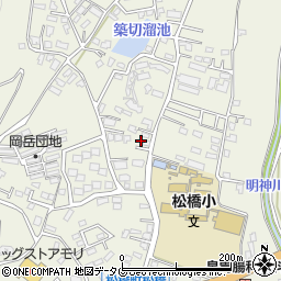 熊本県宇城市松橋町松橋1589-5周辺の地図