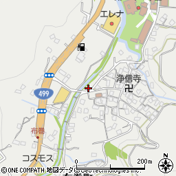 長崎県長崎市布巻町周辺の地図