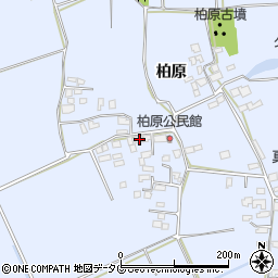 熊本県宇城市不知火町柏原139周辺の地図