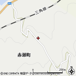 熊本県宇土市赤瀬町30周辺の地図