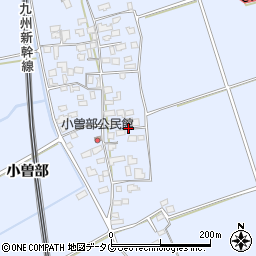 熊本県宇城市不知火町小曽部周辺の地図