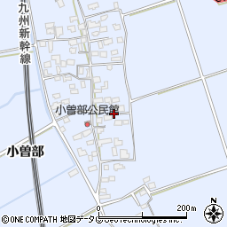 熊本県宇城市不知火町（小曽部）周辺の地図