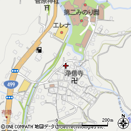 長崎県長崎市布巻町1068周辺の地図