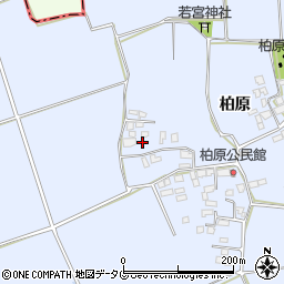 熊本県宇城市不知火町柏原319周辺の地図