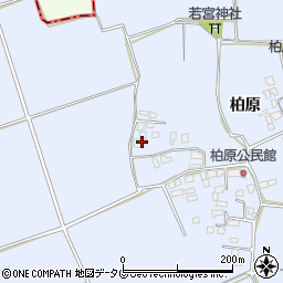 熊本県宇城市不知火町柏原320周辺の地図