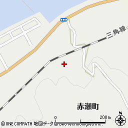 熊本県宇土市赤瀬町156周辺の地図