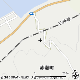 熊本県宇土市赤瀬町112周辺の地図