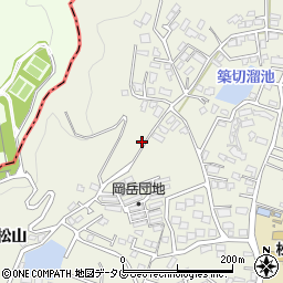 熊本県宇城市松橋町松山3616-1周辺の地図