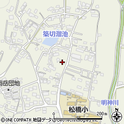 熊本県宇城市松橋町松橋1577周辺の地図