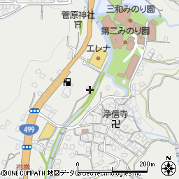 長崎県長崎市布巻町1000周辺の地図