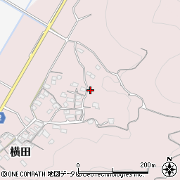 熊本県上益城郡甲佐町横田周辺の地図