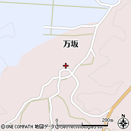 熊本県上益城郡山都町万坂23周辺の地図