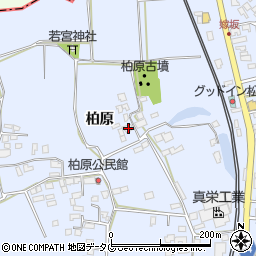 熊本県宇城市不知火町柏原395周辺の地図