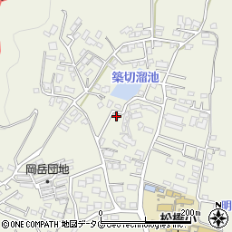 熊本県宇城市松橋町松橋1547-9周辺の地図