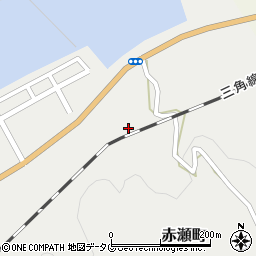 熊本県宇土市赤瀬町128周辺の地図