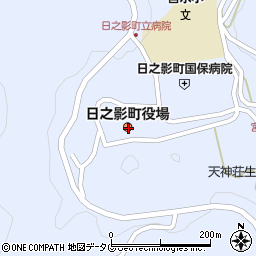 宮崎県西臼杵郡日之影町周辺の地図