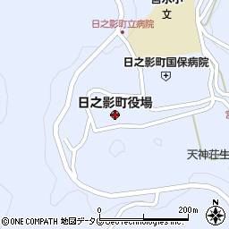 宮崎県日之影町（西臼杵郡）周辺の地図