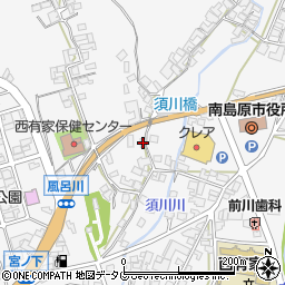 長崎県南島原市西有家町里坊1958周辺の地図