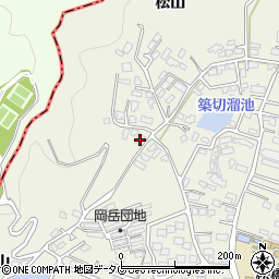 熊本県宇城市松橋町松山3615周辺の地図