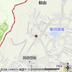 熊本県宇城市松橋町松山3615-1周辺の地図