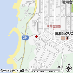 長崎県長崎市晴海台町89-2周辺の地図