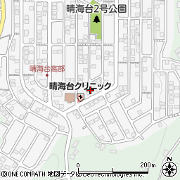 長崎県長崎市晴海台町43周辺の地図