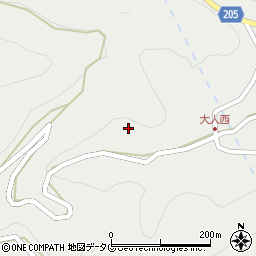 宮崎県西臼杵郡日之影町岩井川2208周辺の地図