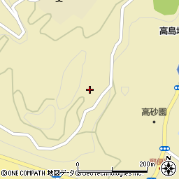 長崎県長崎市高島町（金堀）周辺の地図