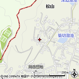熊本県宇城市松橋町松山3613周辺の地図