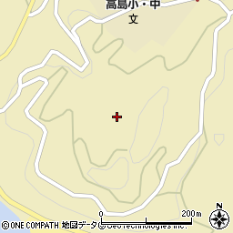 長崎県長崎市高島町山手周辺の地図