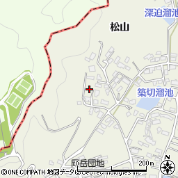 熊本県宇城市松橋町松山3611周辺の地図