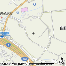 熊本県宇城市松橋町曲野周辺の地図