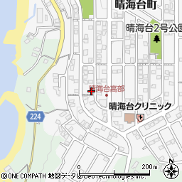 長崎県長崎市晴海台町77-7周辺の地図