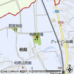 熊本県宇城市不知火町柏原412周辺の地図