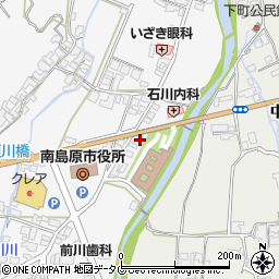 長崎県南島原市西有家町里坊38周辺の地図