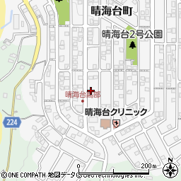 長崎県長崎市晴海台町57-8周辺の地図