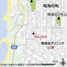 長崎県長崎市晴海台町77周辺の地図