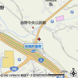 熊本県宇城市松橋町曲野1244周辺の地図
