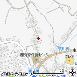 長崎県南島原市西有家町里坊1977周辺の地図