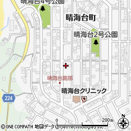 長崎県長崎市晴海台町57-11周辺の地図